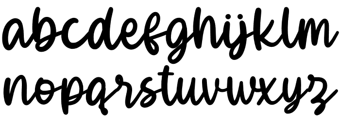 Pheonies Personal Use Font LOWERCASE