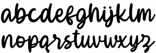 Pheonies Personal Use 字体 小写