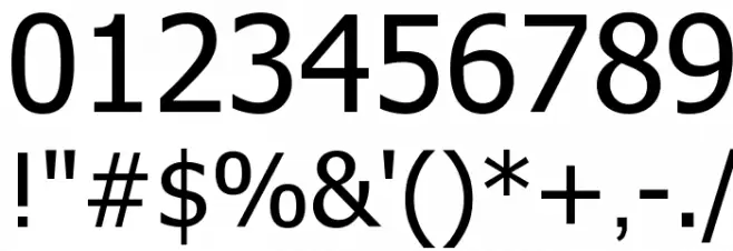 Phetsarath Regular Font OTHER CHARS