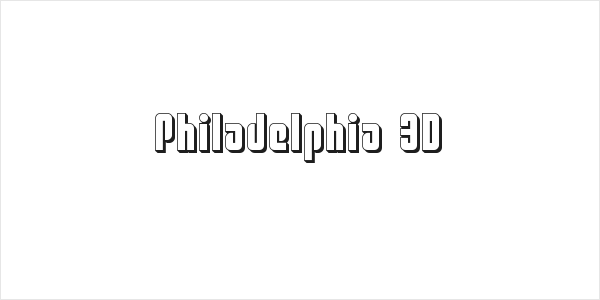 Philadelphia 3D Logo