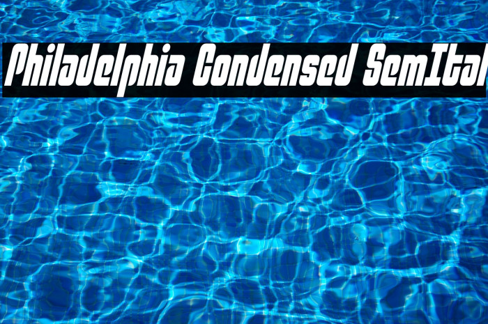 Philadelphia Condensed SemItal Fuentes examples