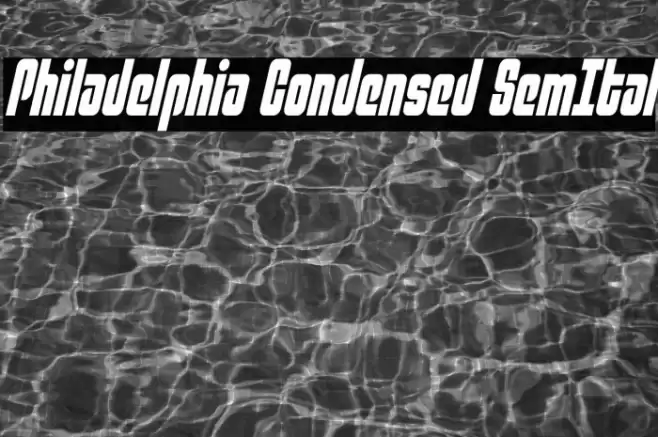 Philadelphia Condensed SemItal Fuentes examples