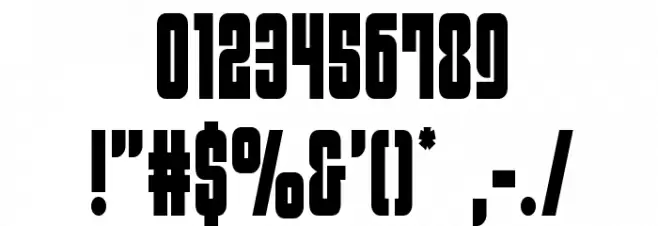 Philadelphia Condensed Font OTHER CHARS