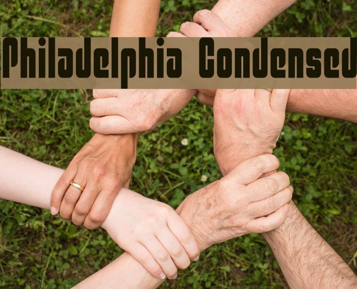 Philadelphia Condensed Example 1