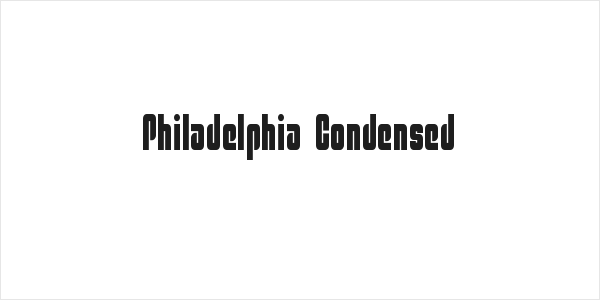 Philadelphia Condensed Logo