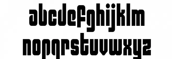 Philadelphia Condensed خط أحرف صغيرة