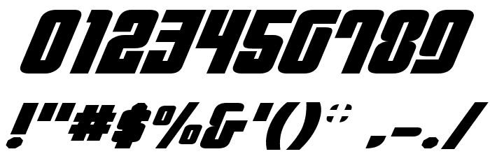 Philadelphia Exp Italic Font OTHER CHARS