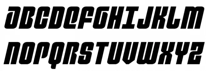 Philadelphia Expanded Semi-Italic Fonte MAIÚSCULAS