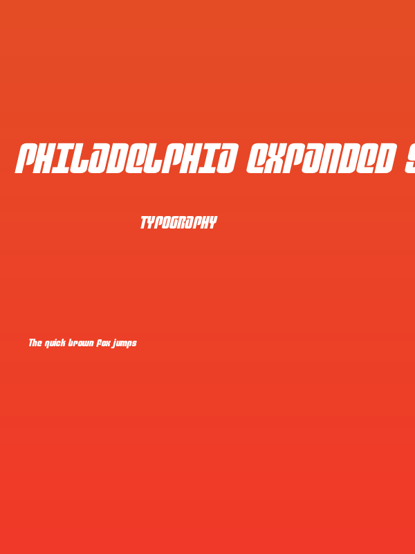 Philadelphia Expanded SemiItal Poster