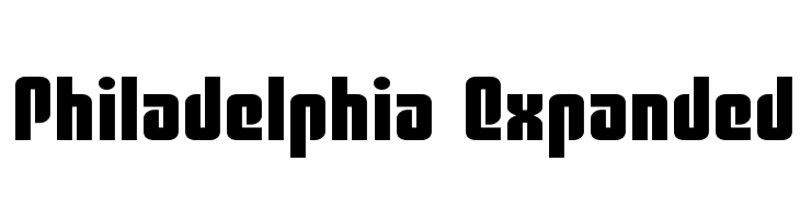 Philadelphia Expanded  Descarca Fonturi Gratis