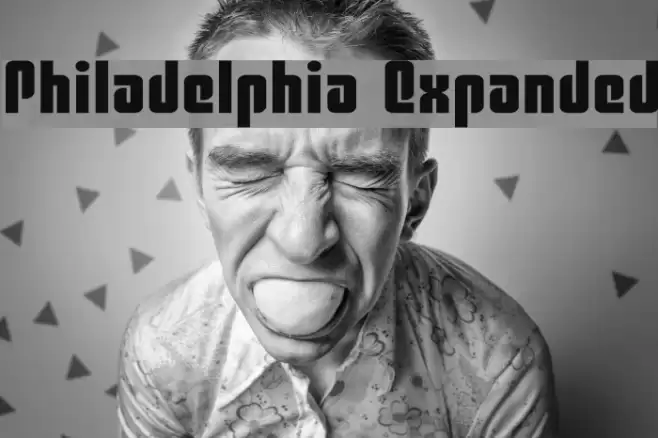 Philadelphia Expanded Font examples