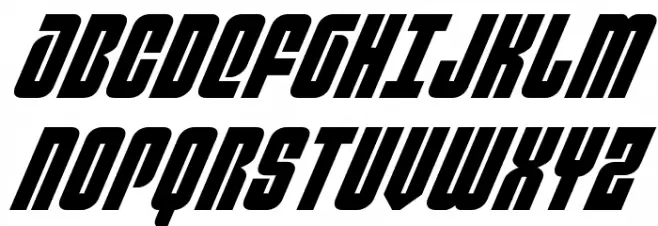 Philadelphia Italic Schriftart Groß