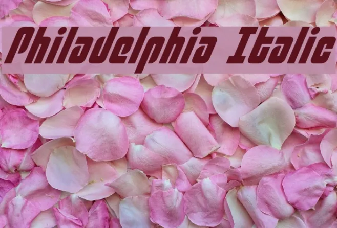 Philadelphia Italic Example 3