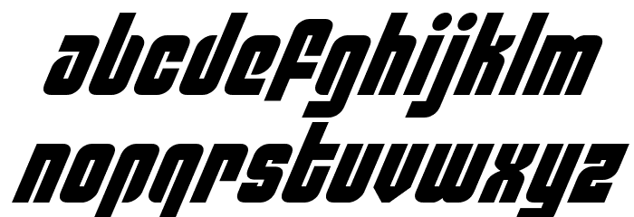 Philadelphia Italic Font LOWERCASE