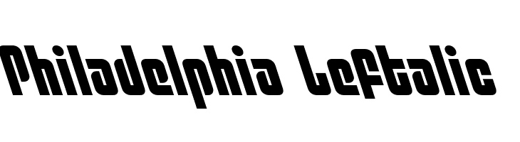 Philadelphia Leftalic  Descarca Fonturi Gratis
