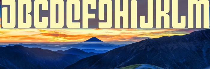 Philadelphia Light Font examples
