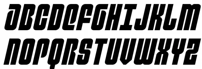 Philadelphia Semi-Italic フォント 大文字
