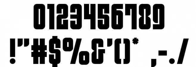 Philadelphia Font OTHER CHARS