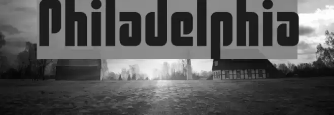 Philadelphia Font examples