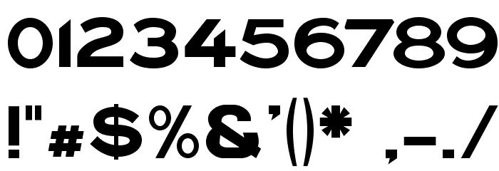 Philadelphian-Gothic Font OTHER CHARS