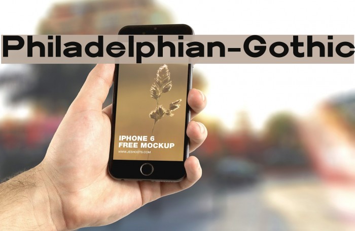 Philadelphian-Gothic Font examples