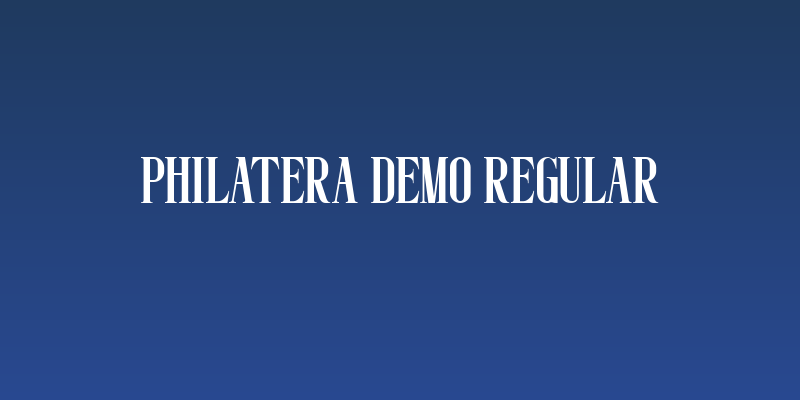 Philatera DEMO Regular Social Header