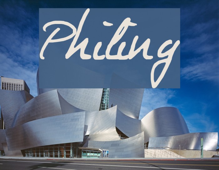 Philing Font examples