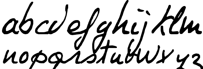 Philing Font LOWERCASE