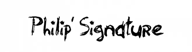 Philip' Signature  baixar fontes gratis