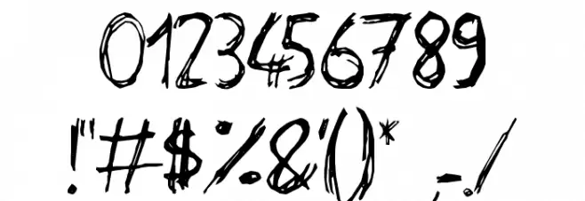 Philip' Signature Font Alte caractere