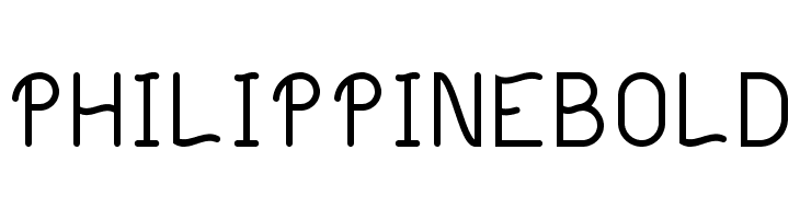 Philippine Bold  Frei Schriftart Herunterladen