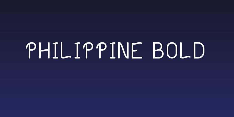 Philippine Bold Social Header