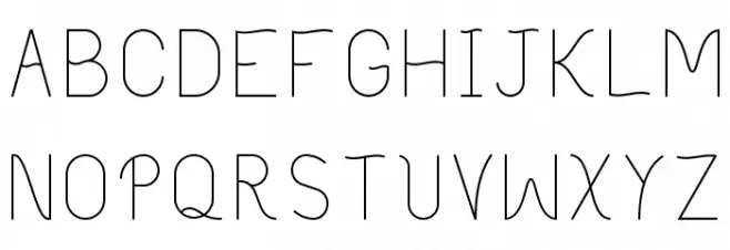 Philippine Light Schriftart Groß