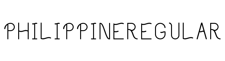 Philippine Regular  font caratteri gratis