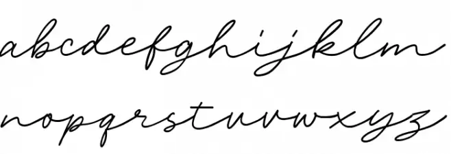 PhilliaDEMO Font LOWERCASE