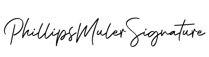 Phillips Muler Signature  Скачать бесплатные шрифты