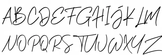 Phillips Muler Signature Font Litere mari