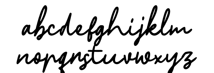 Phillips Font LOWERCASE