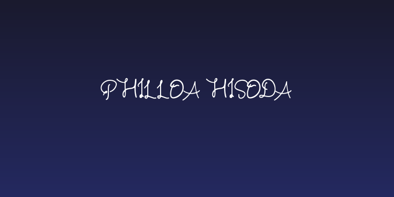 Philloa Hisoda Social Header