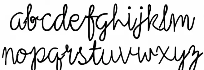 Philloa Hisoda Font Litere mici