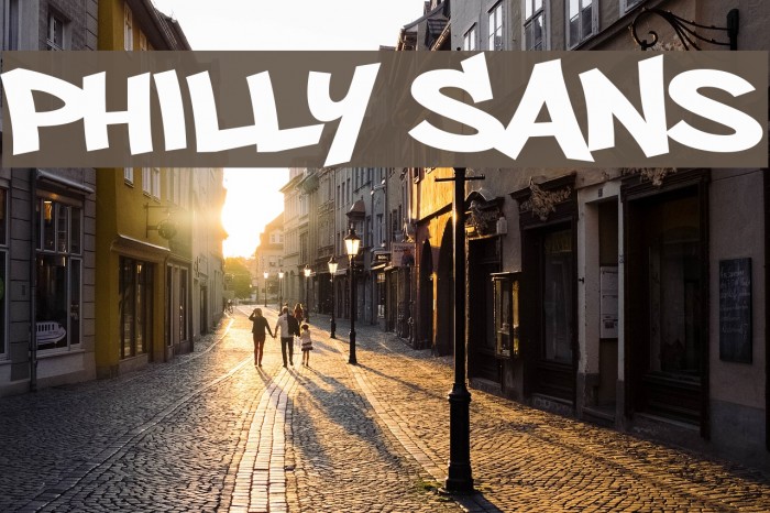 Philly Sans Font examples