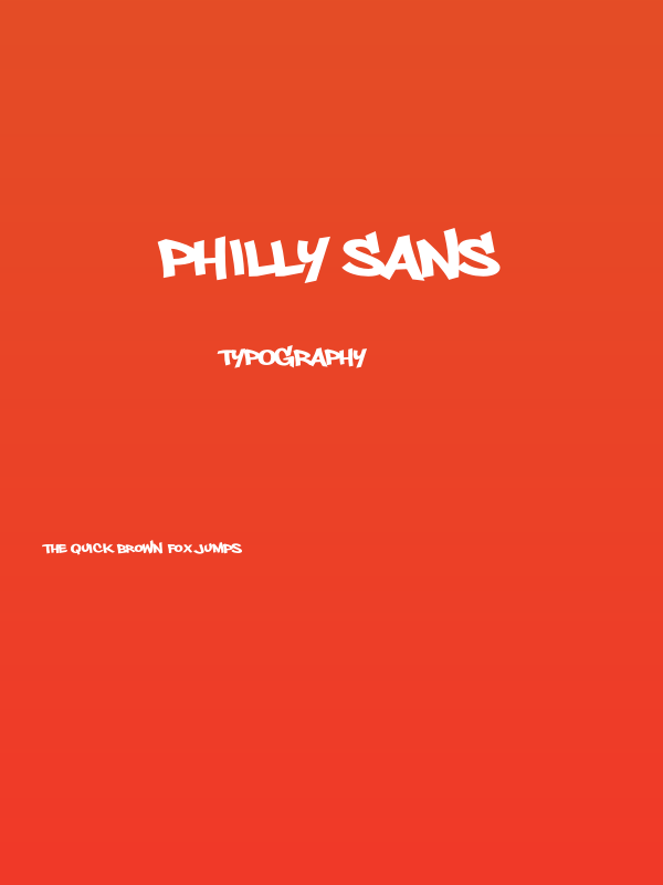 Philly Sans Poster