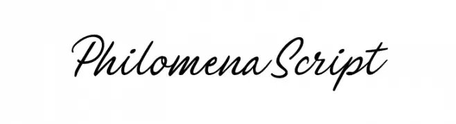 PhilomenaScript  les polices de caractères gratuit tlcharger