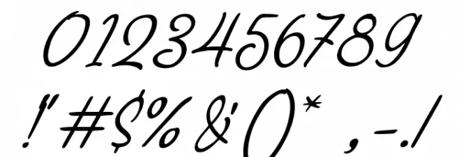 PhilomenaScript Font OTHER CHARS