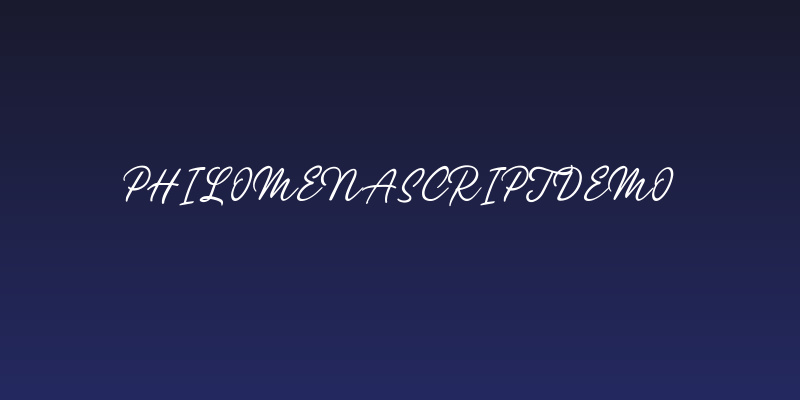 PhilomenaScriptDEMO Social Header