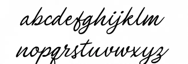 PhilomenaScriptDEMO 字体 小写