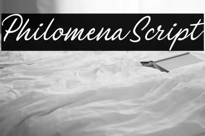 PhilomenaScript Font examples