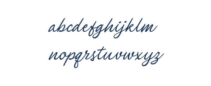 PhilomenaScript Lowercase