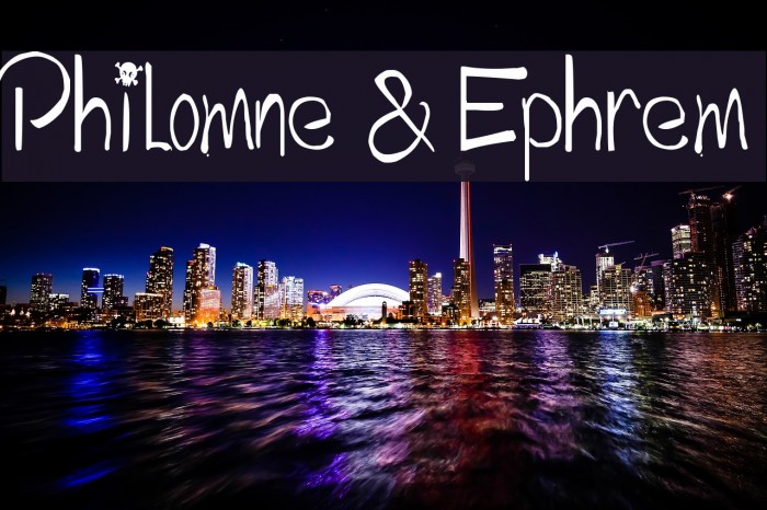 Philomne & Ephrem フォント examples
