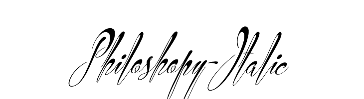 Philoshopy-Italic  नि: शुल्क फ़ॉन्ट्स डाउनलोड